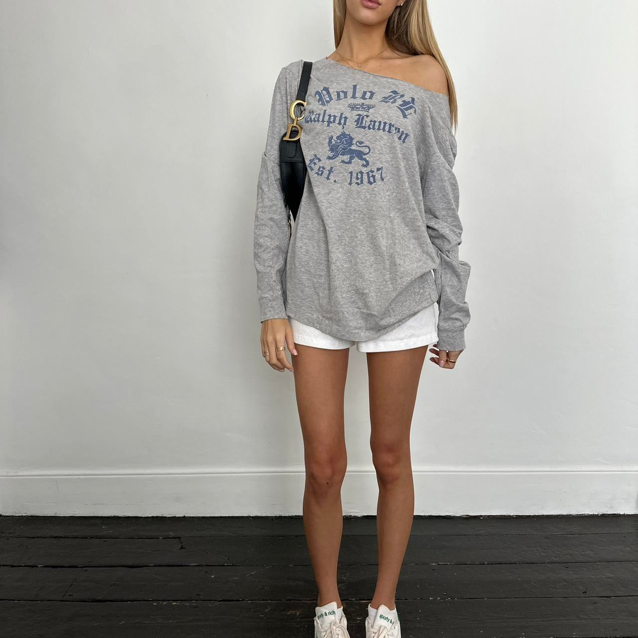 Vintage Ralph Lauren grey long sleeve top