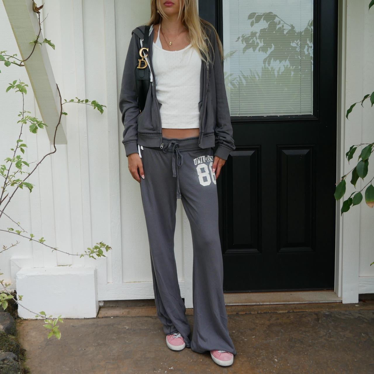 Vintage 2000’s Victorias Secret grey hoodie and sweatpants
