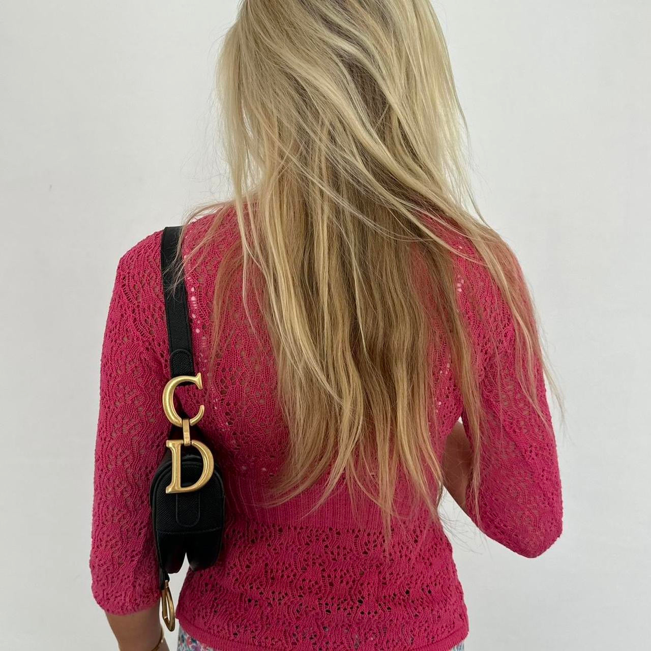 Vintage 90’s pink cardigan layering top