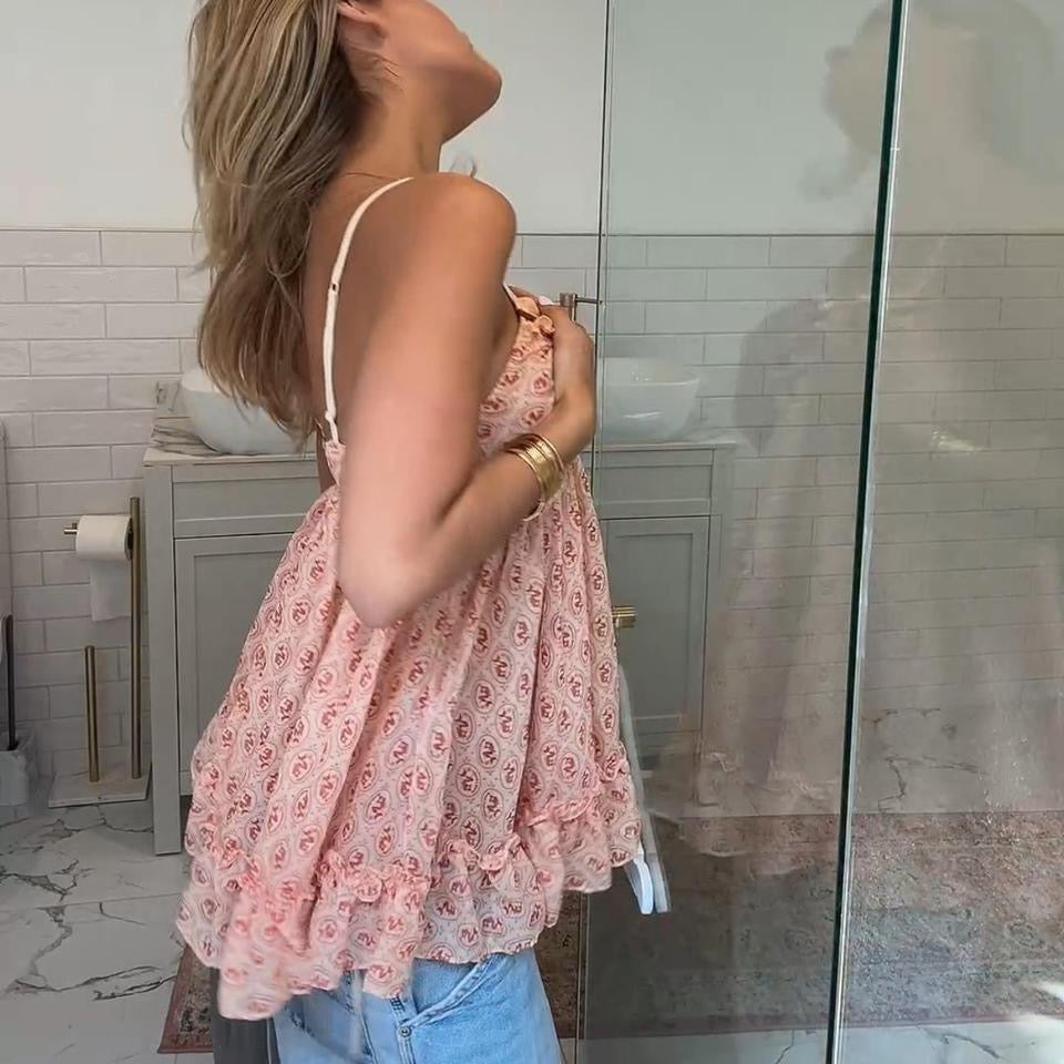 Vintage 90’s Victoria’s Secret Mermaid print slip dress 🧜♀️