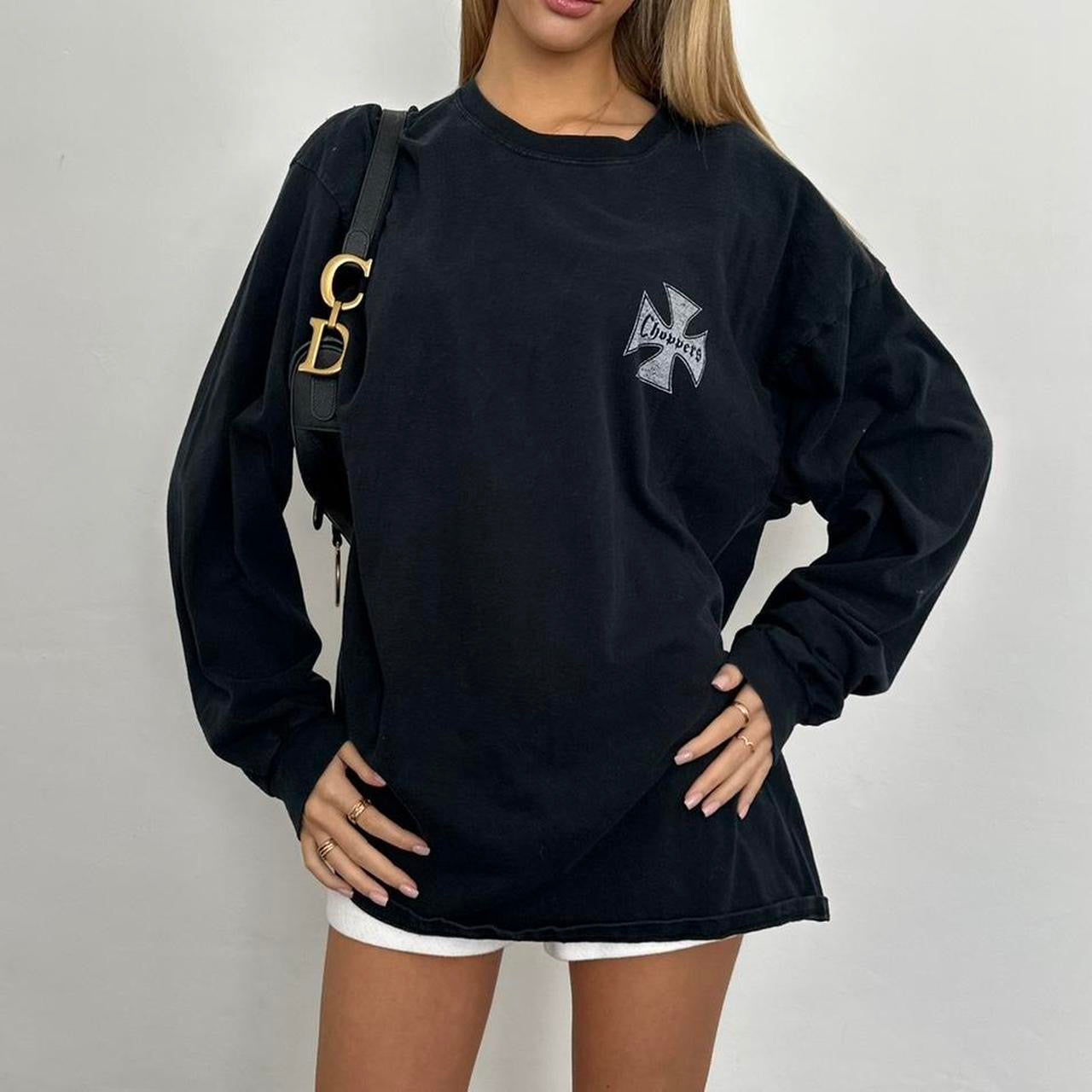 Vintage West Coast Choppers long sleeve oversized top
