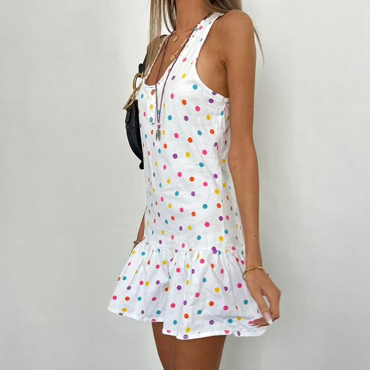 Vintage 00s polka dot mini dress