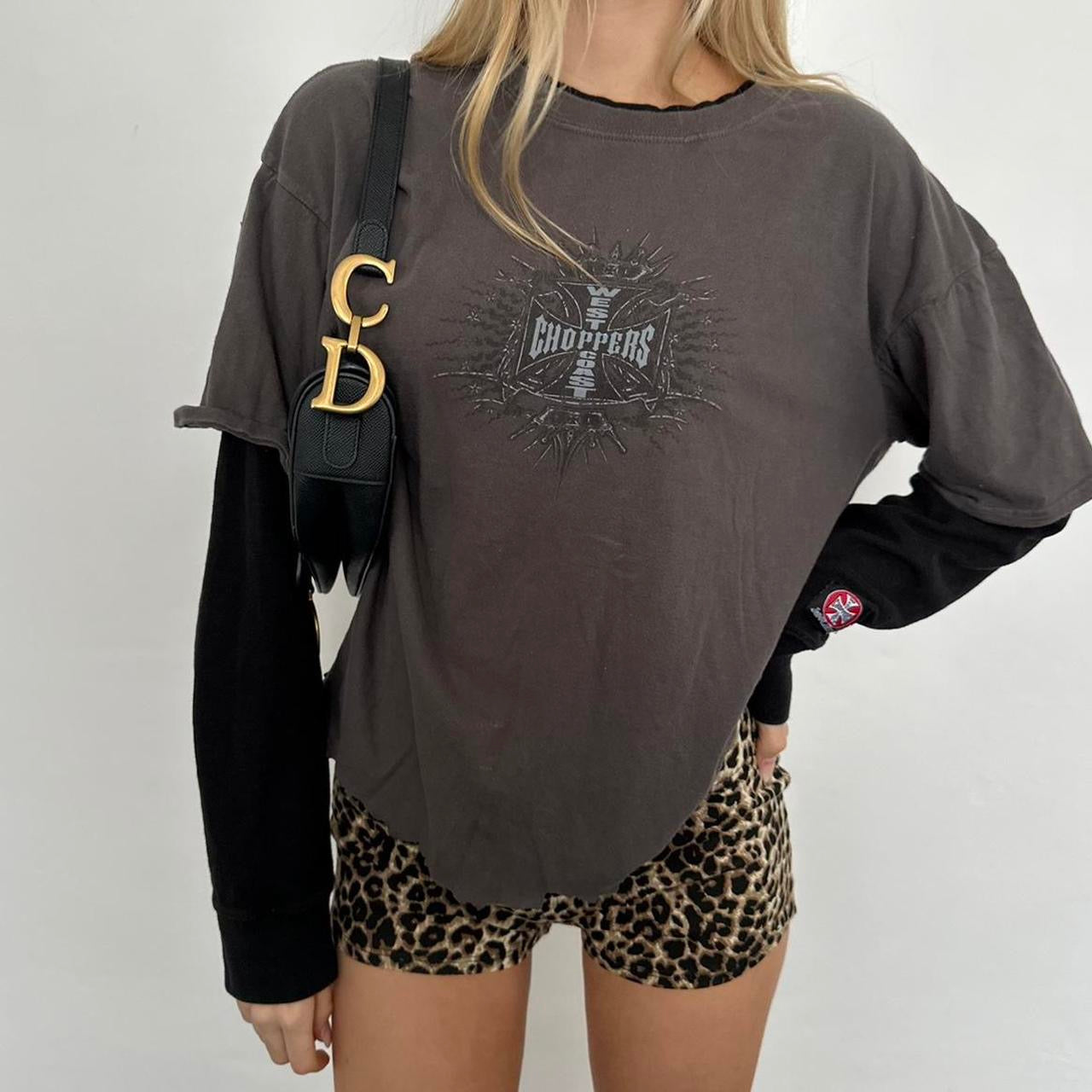 Vintage West Coast Choppers long sleeve oversized top
