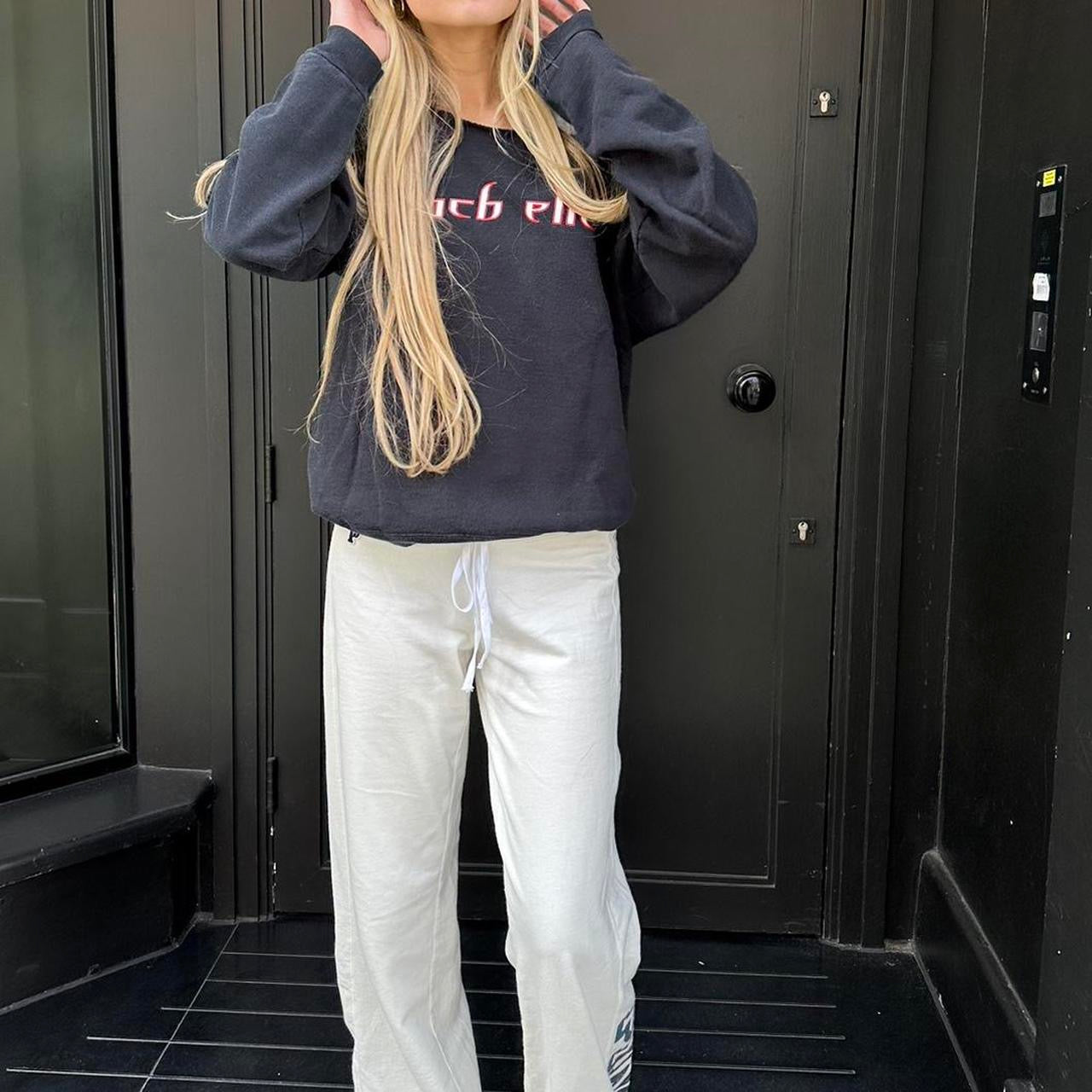 Vintage Beach Elite skater off shoulder sweatshirt
