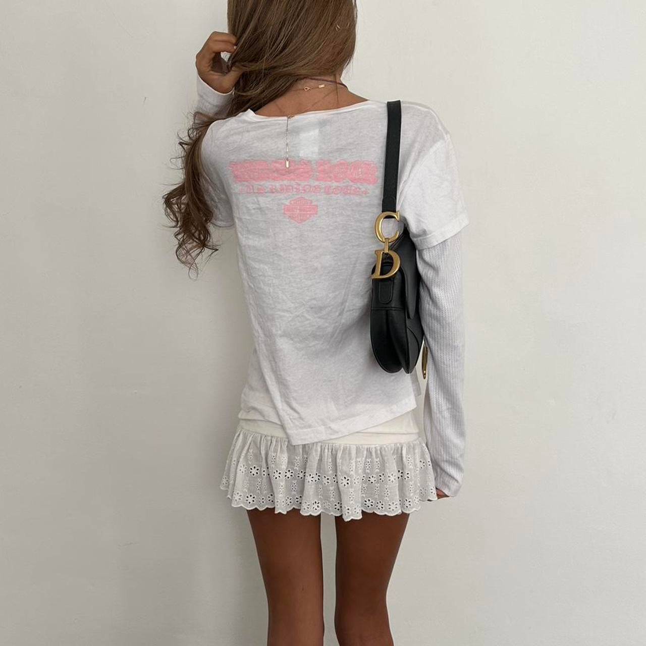 Vintage 90’s Harley Davidson long sleeve waffle top