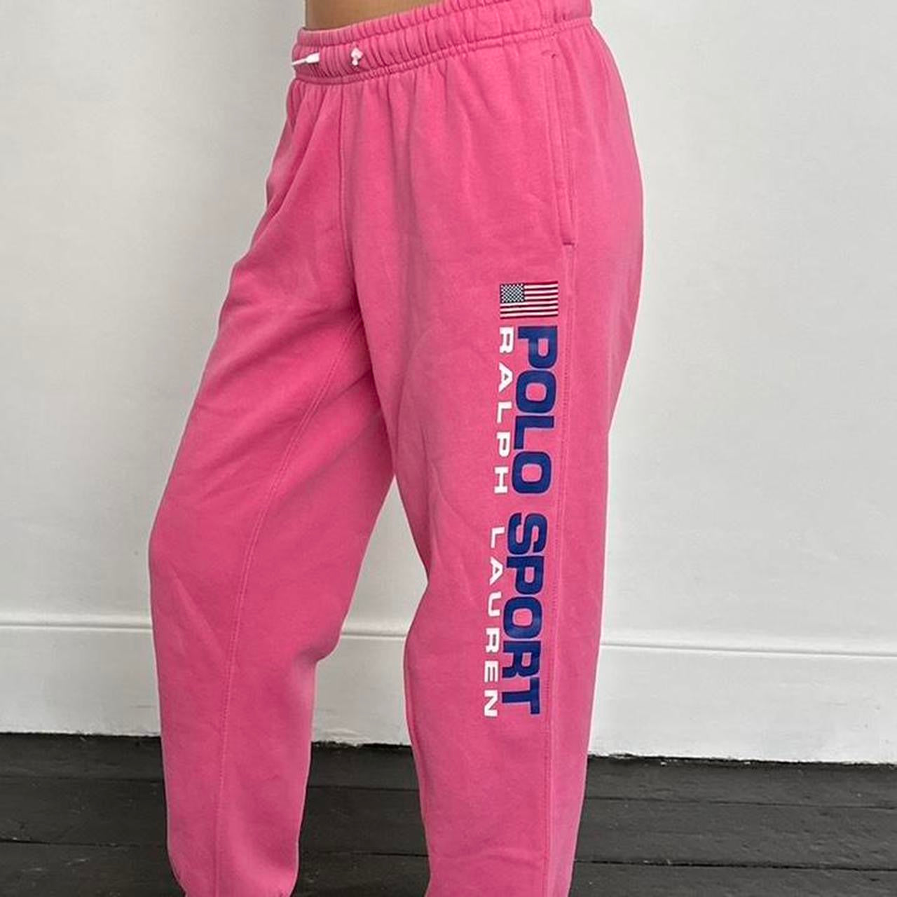 Vintage 2000’s Polo Sport pink sweatpants