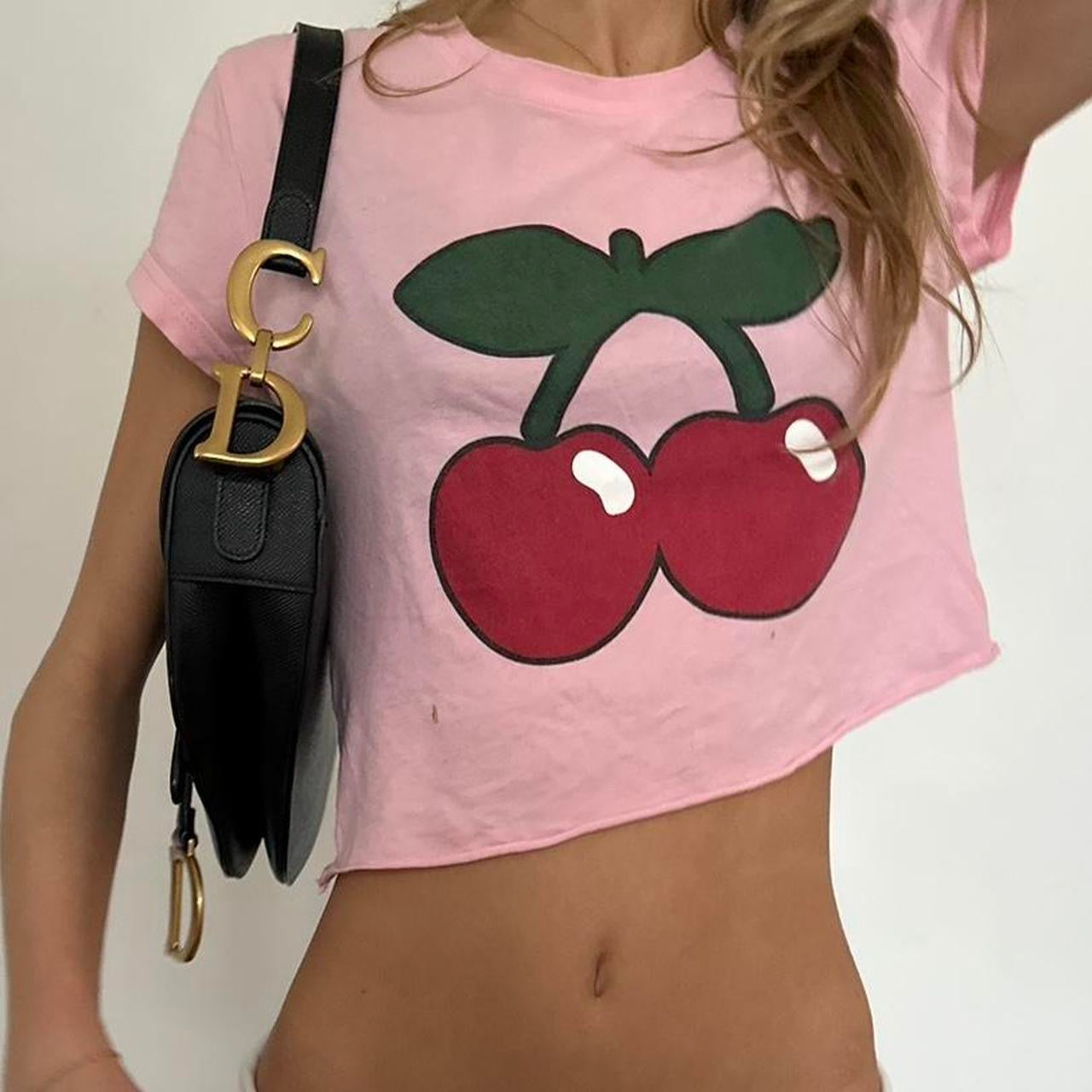 Vintage Cherry baby tee