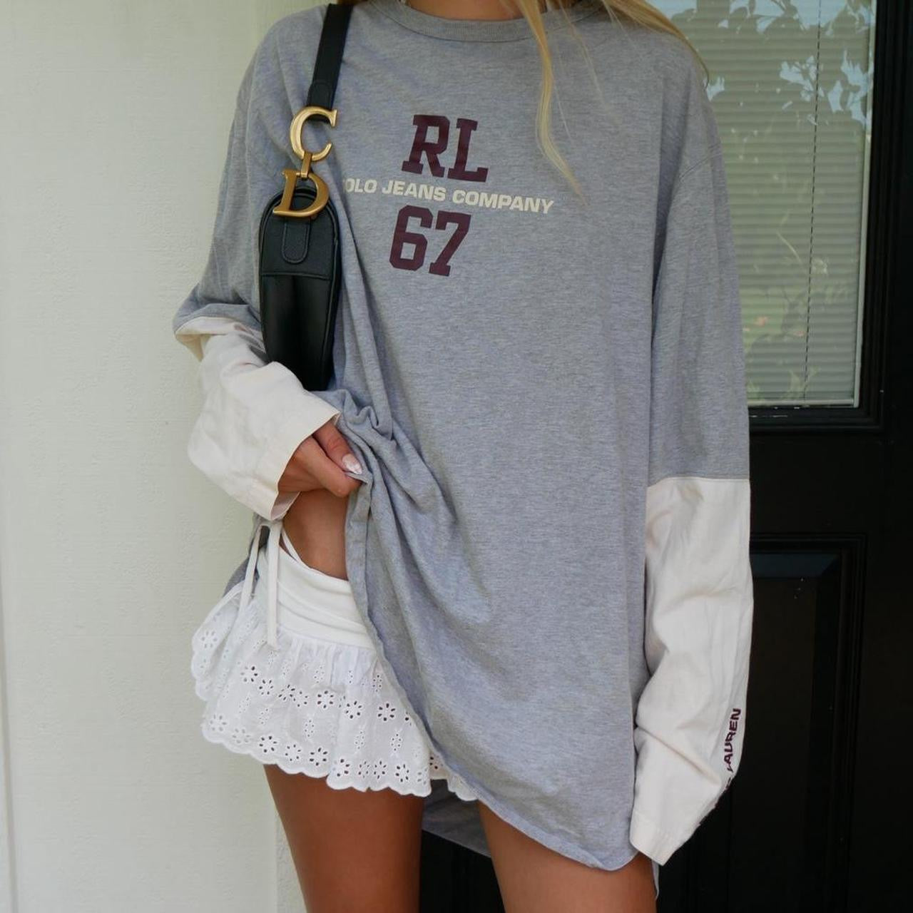 Vintage Ralph Lauren double layered long sleeve top