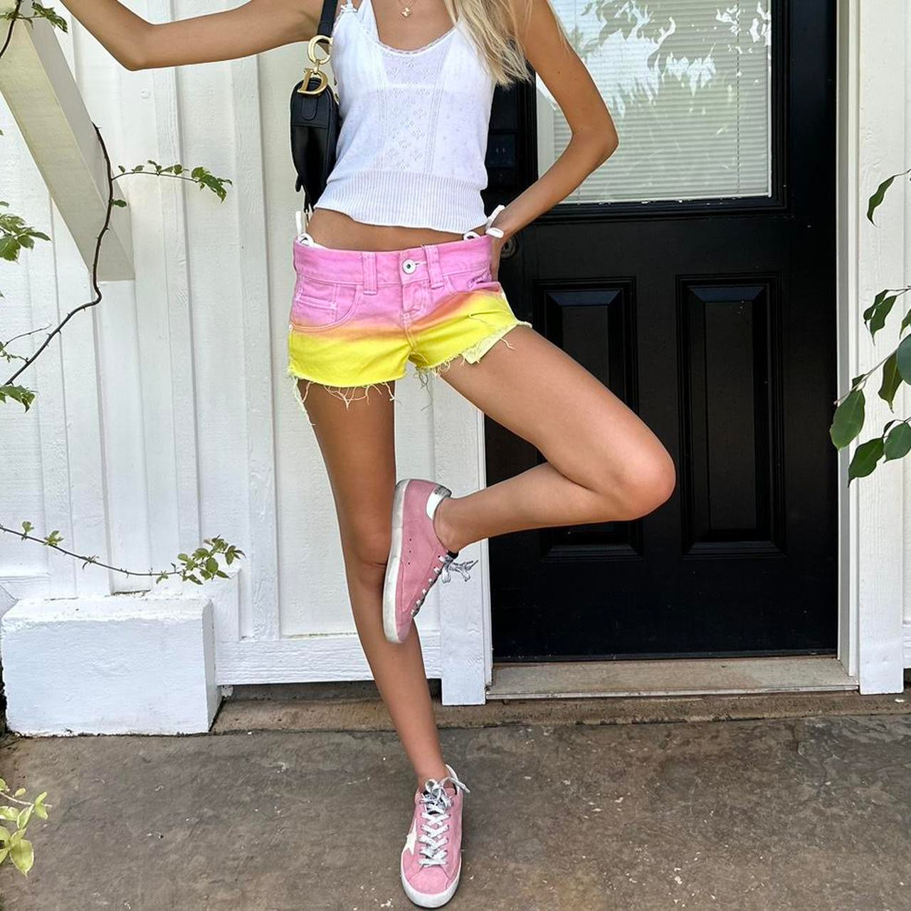 Vintage 2000’s Billabong sunset mini shorts