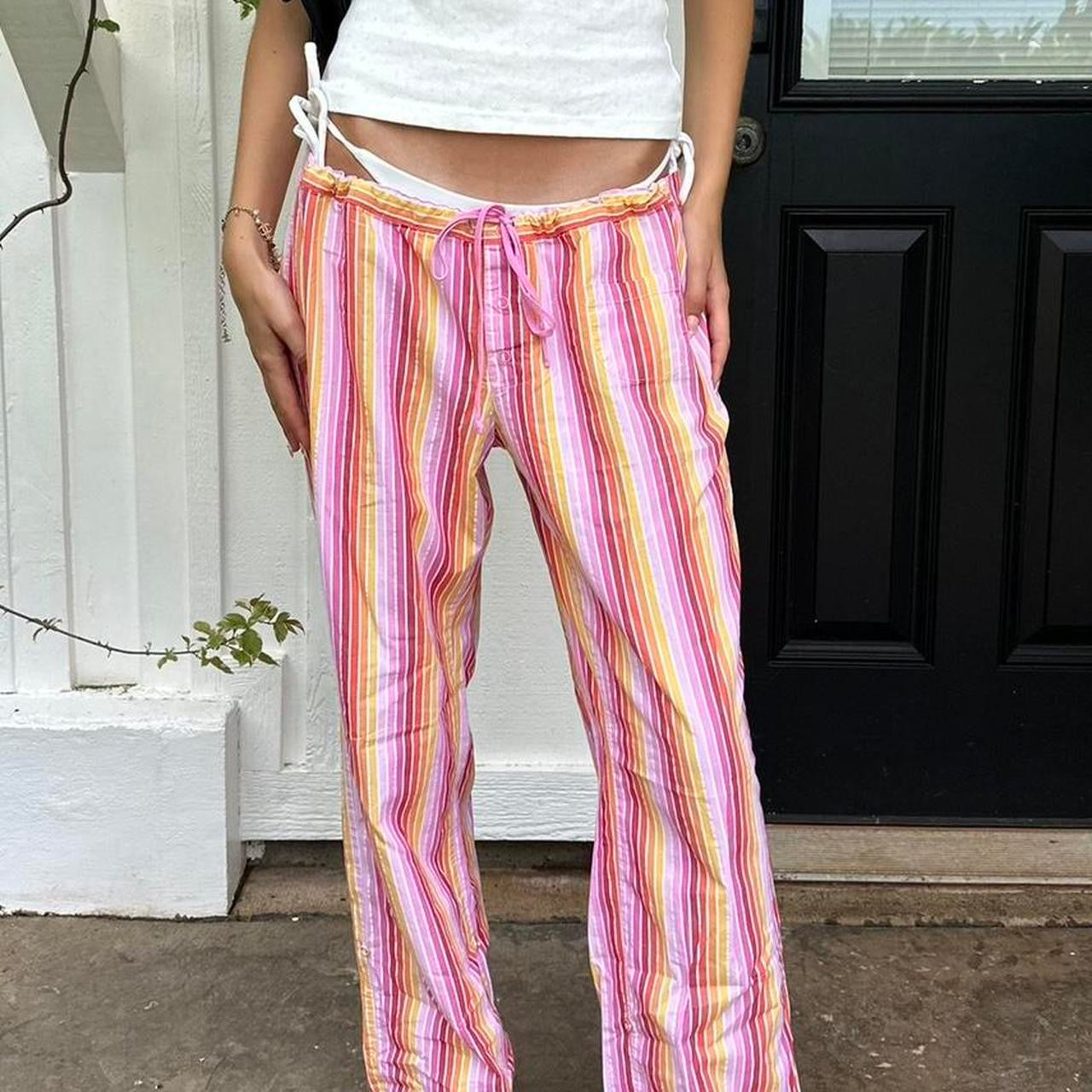 Vintage 2000’s Victoria’s Secret striped pants