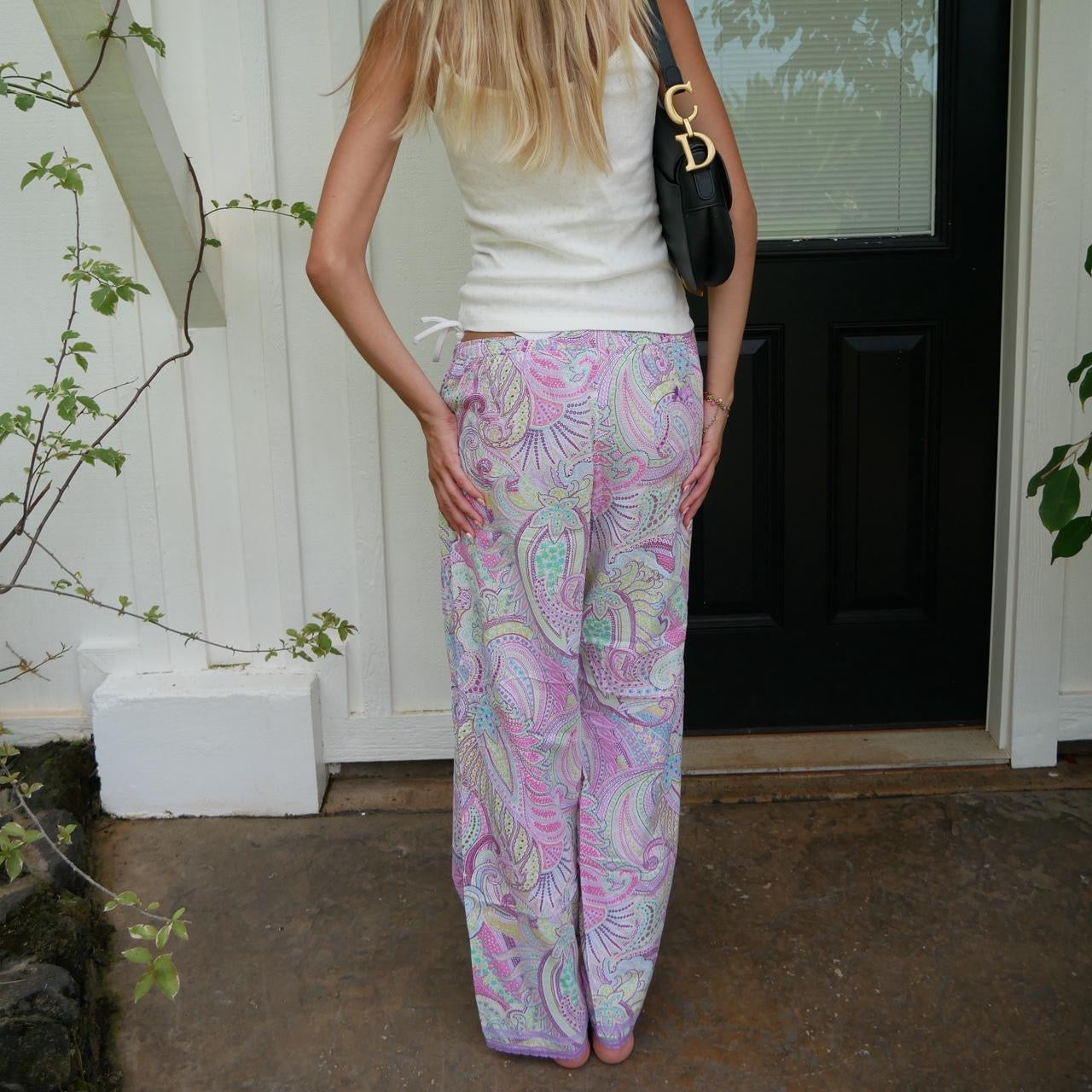 Vintage 2000’s Victorias Secret paisley pj pants