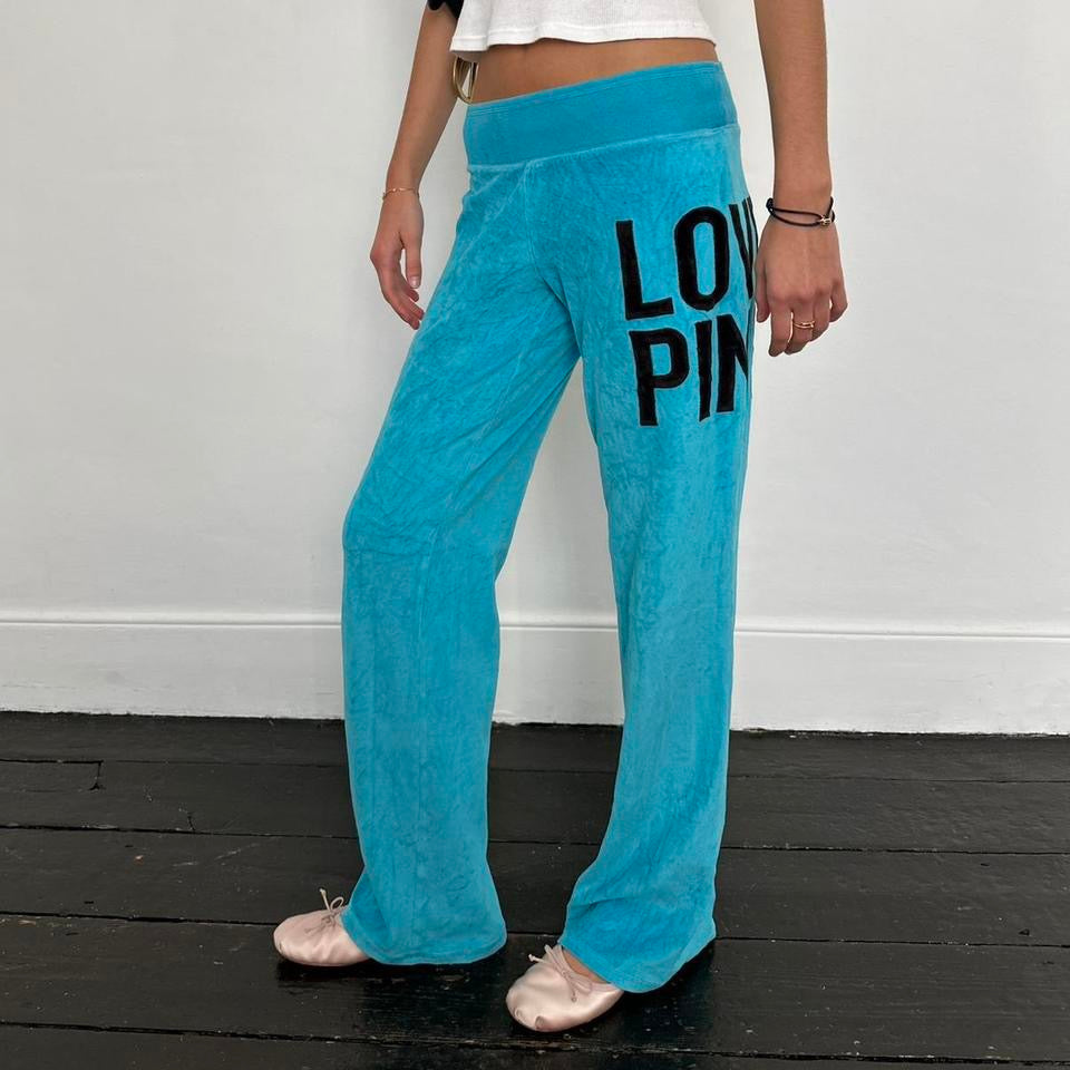 Vintage Victoria’s Secret Pink blue velvet pants