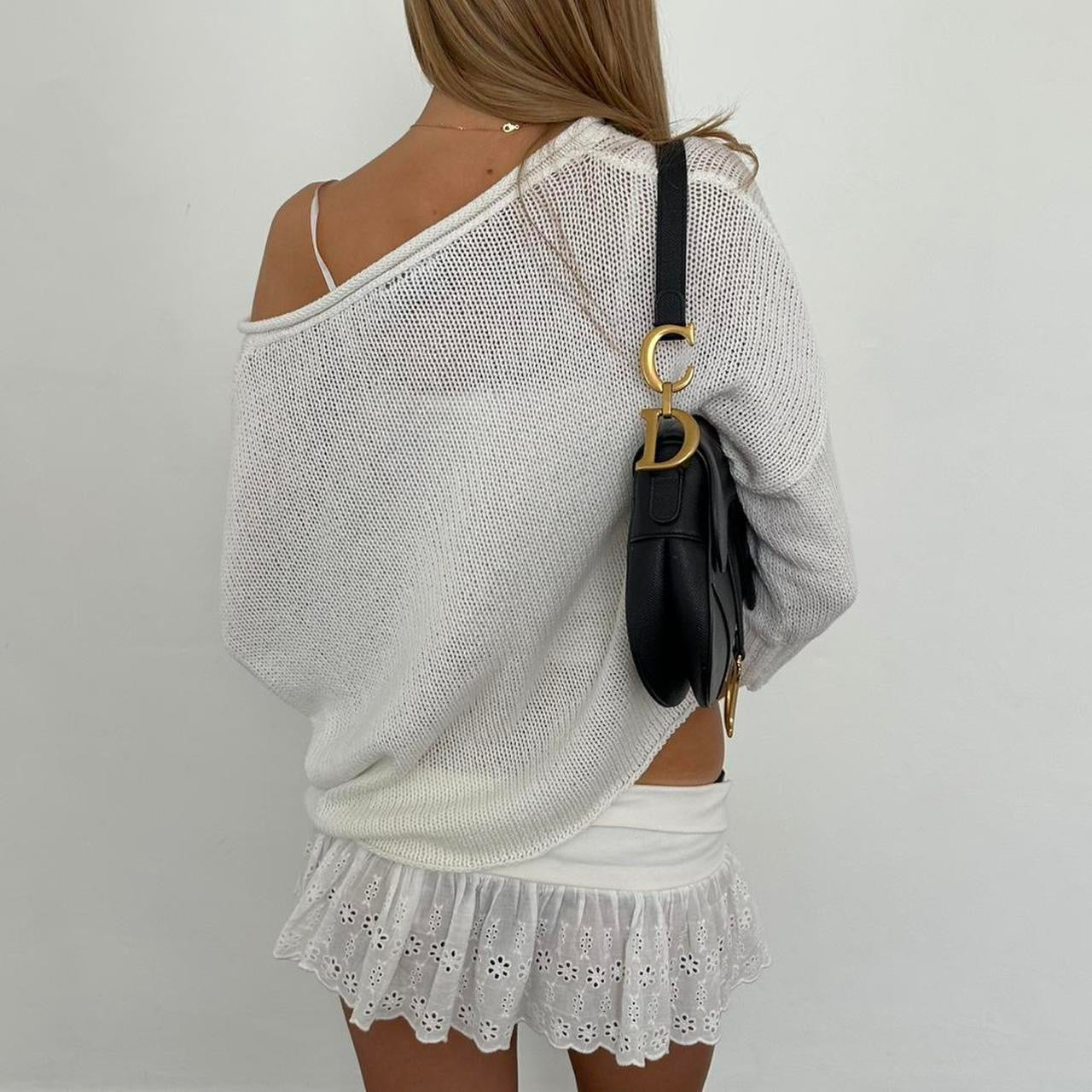 Vintage 2000ās Palm tree knitted sweatshirt