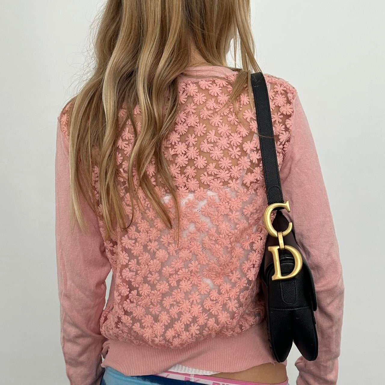 Vintage 90’s flower lace cardigan