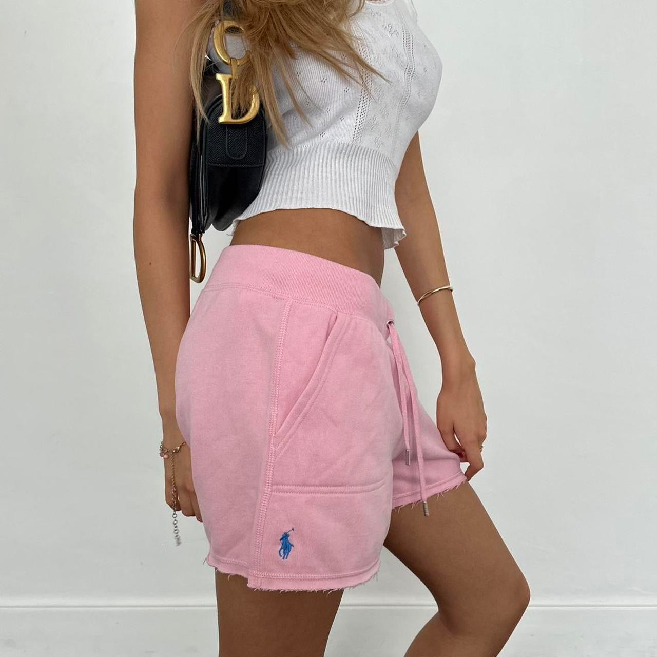 Vintage 2000s Ralph Lauren light pink shorts