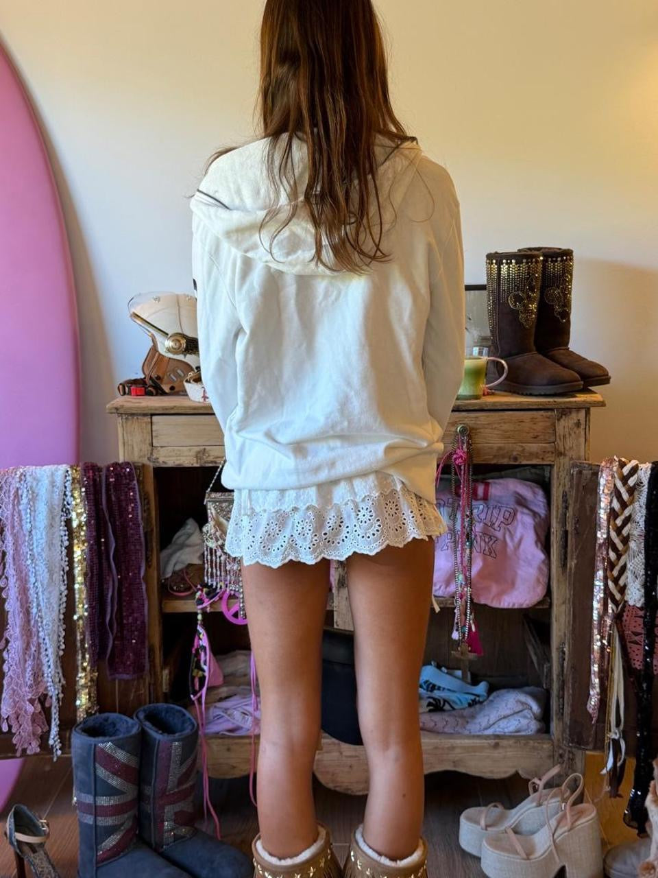 Vintage 00’s Pacha Ibiza white hoodie