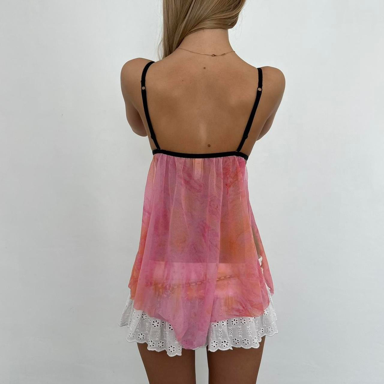 Vintage 90’s Victoria’s Secret pink babydoll top