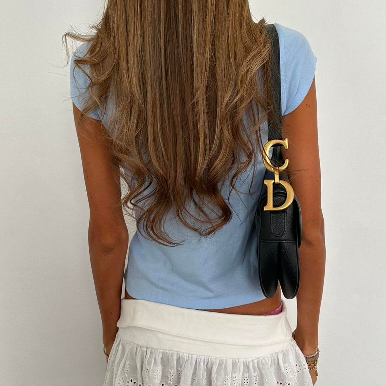 Vintage Ralph Lauren blue baby tee