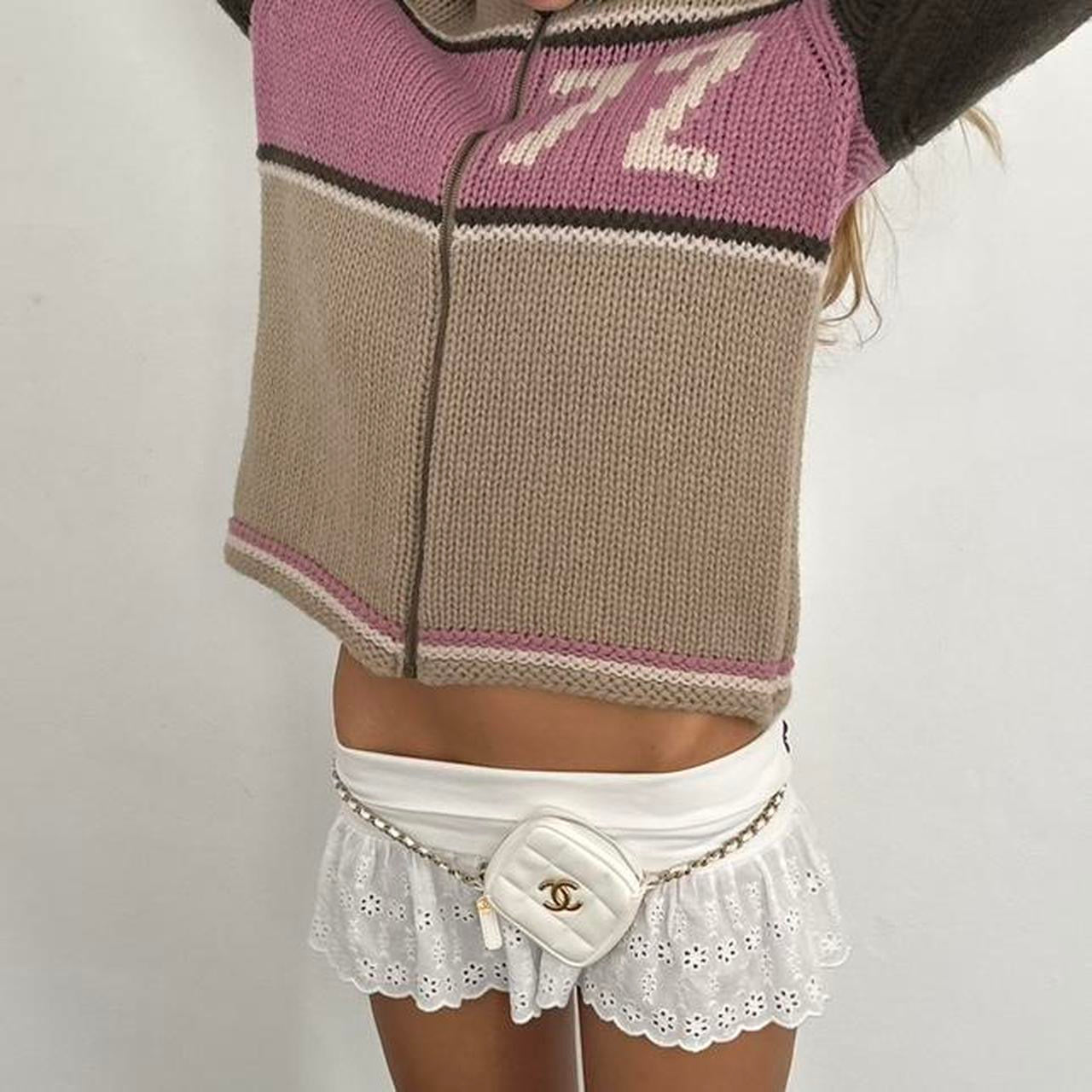 Vintage 90ās knit zip up cardigan