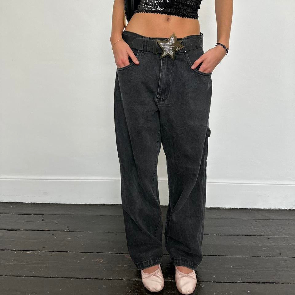 Vintage 90s black carpenter jeans