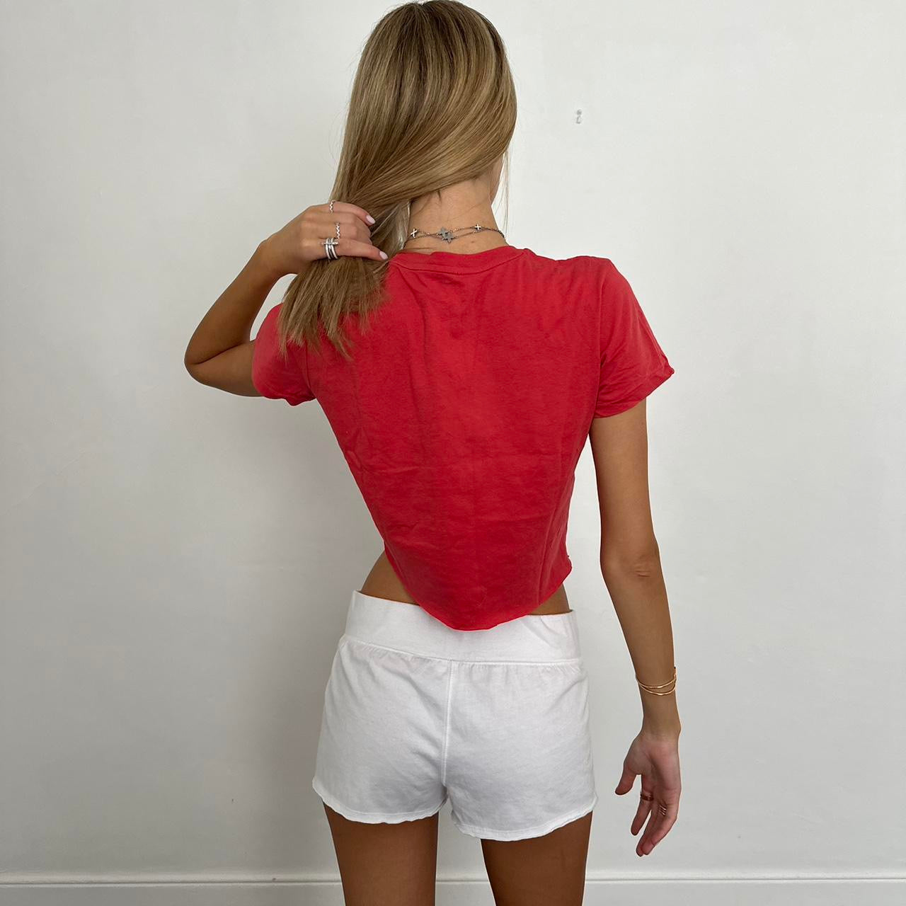 Vintage Ralph Lauren red logo baby tee š