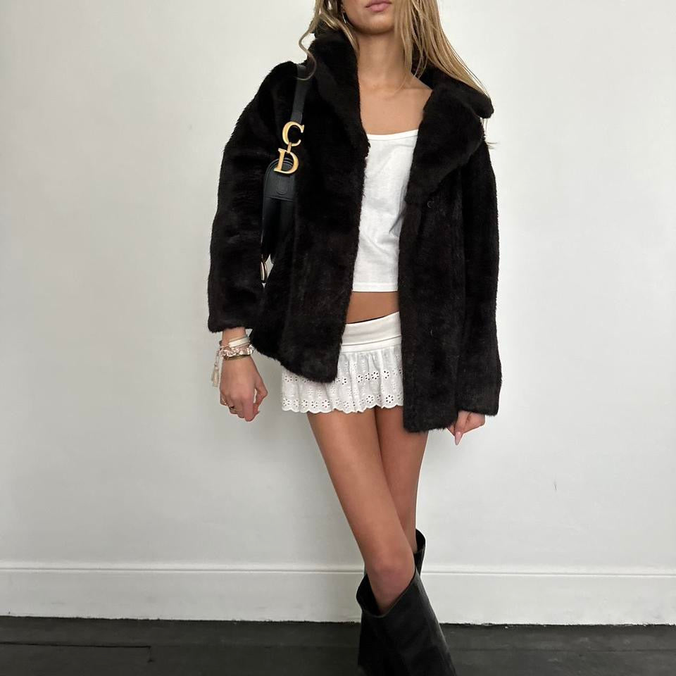 Vintage 90’s faux fur jacket