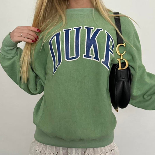 Vintage 90’s Duke university green sweatshirt