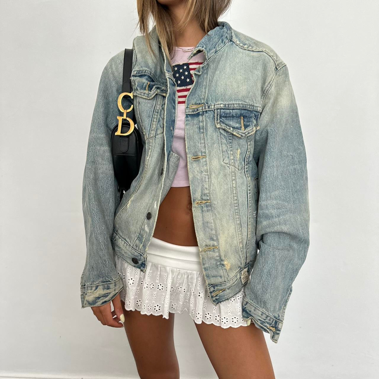Vintage early 2000’s original Abercrombie denim jacket