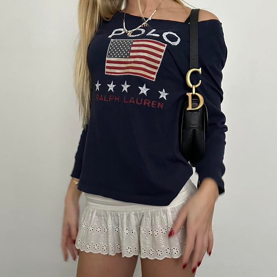 Vintage Polo Ralph Lauren graphic long sleeve top