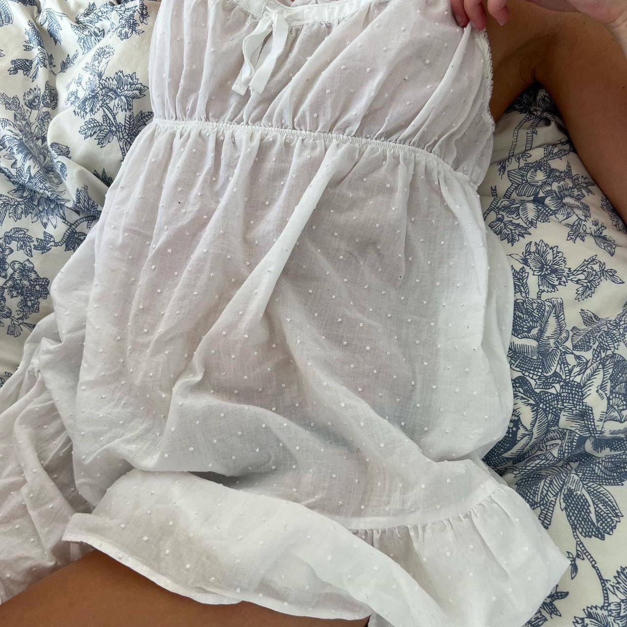 Vintage rare Victorias Secret white dress