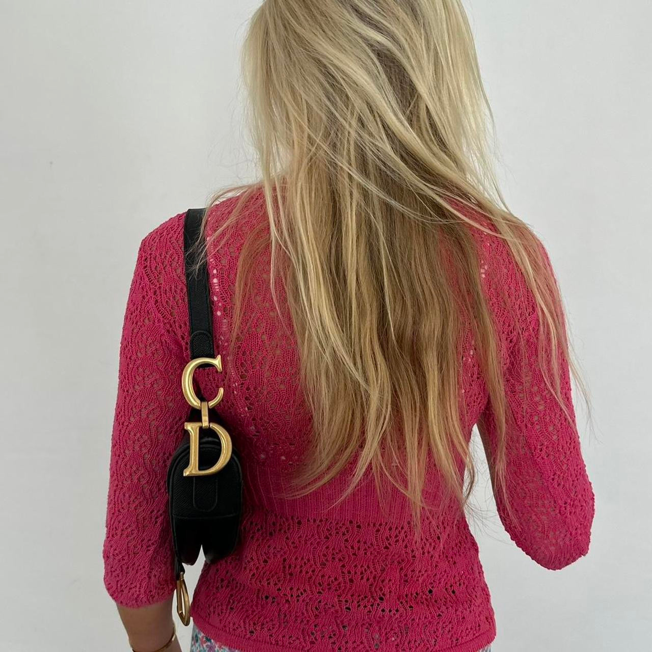 Vintage 90’s pink cardigan layering top
