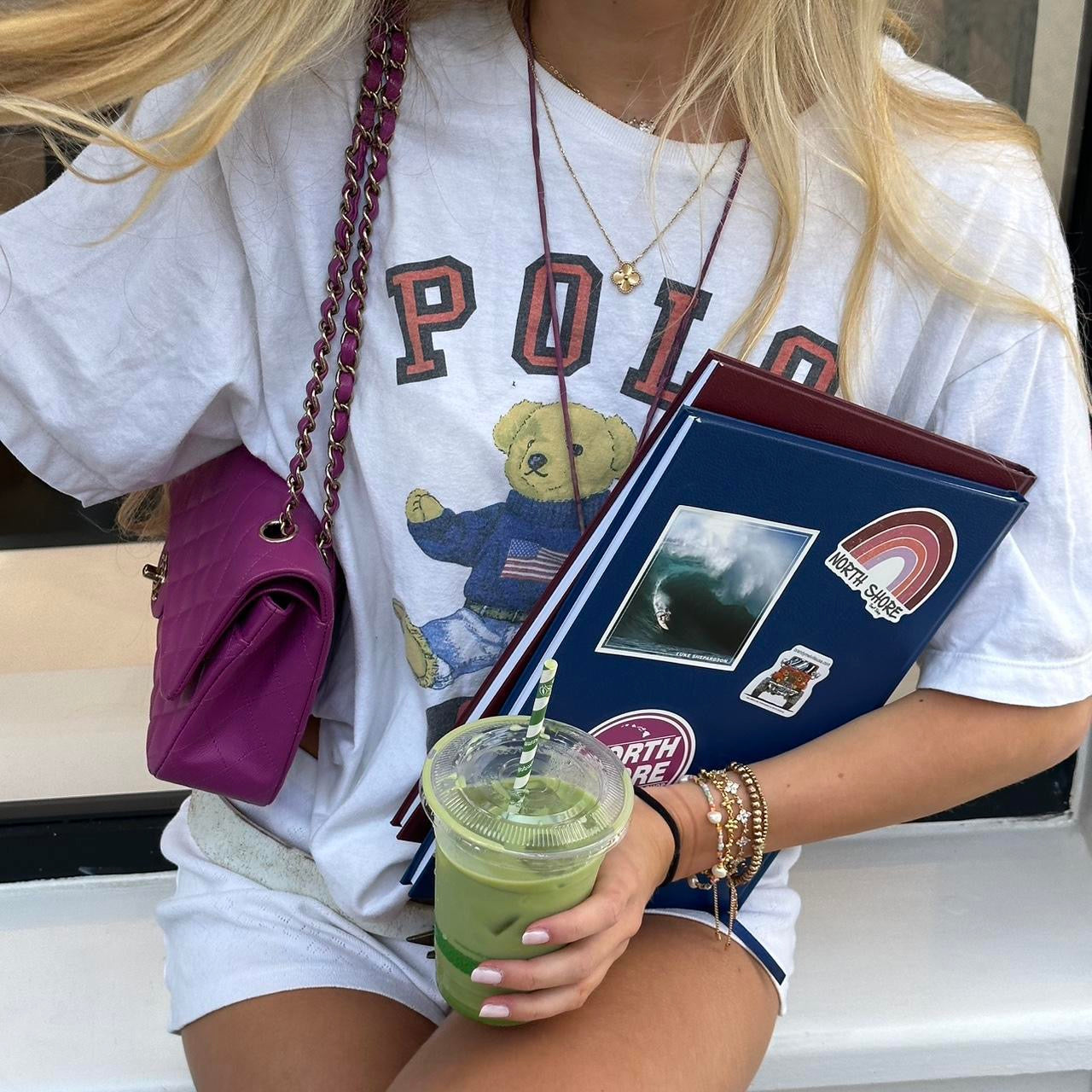 Vintage 90’s Ralph Lauren faded teddy bear top