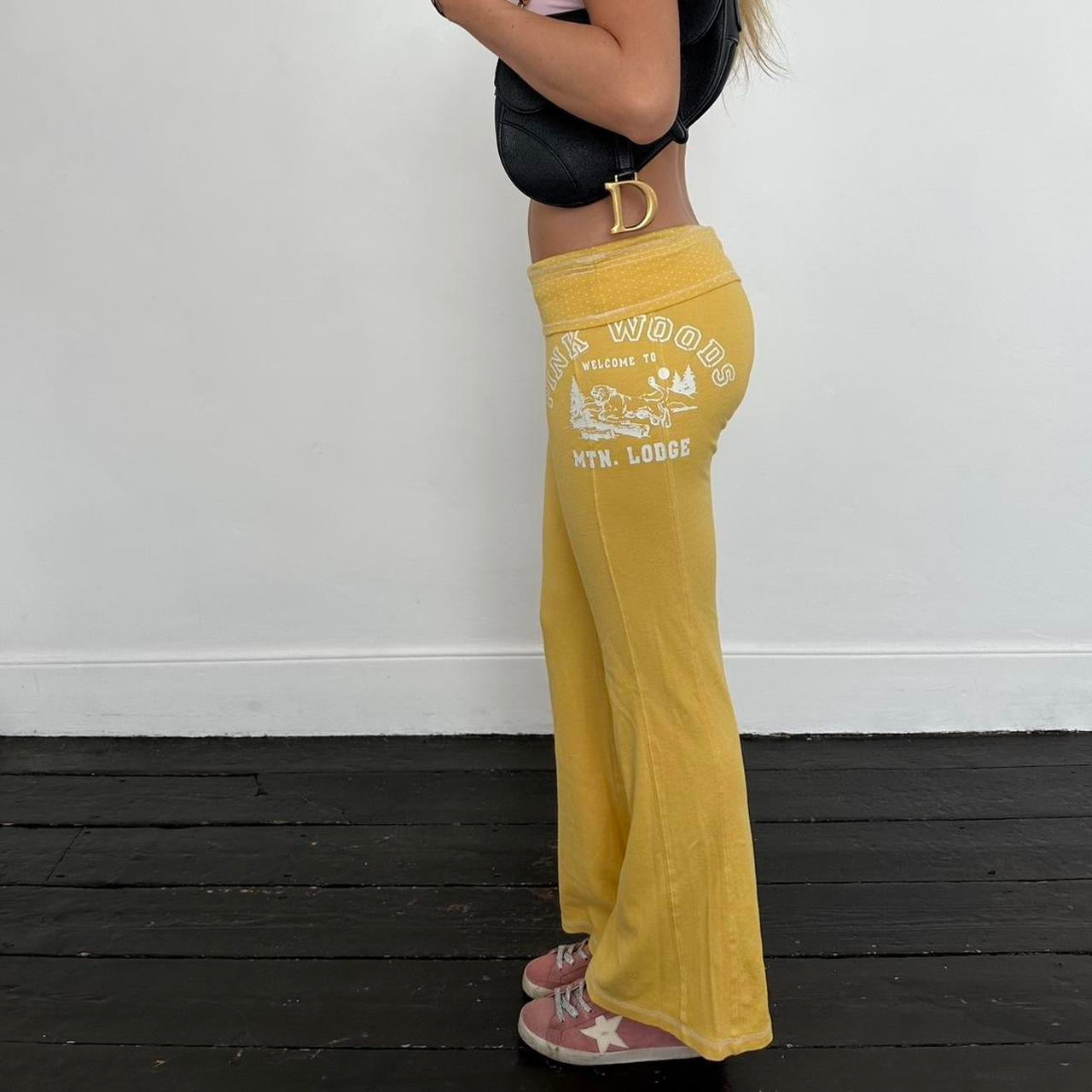 Vintage 2000’s Victorias Secret yellow sweatpants