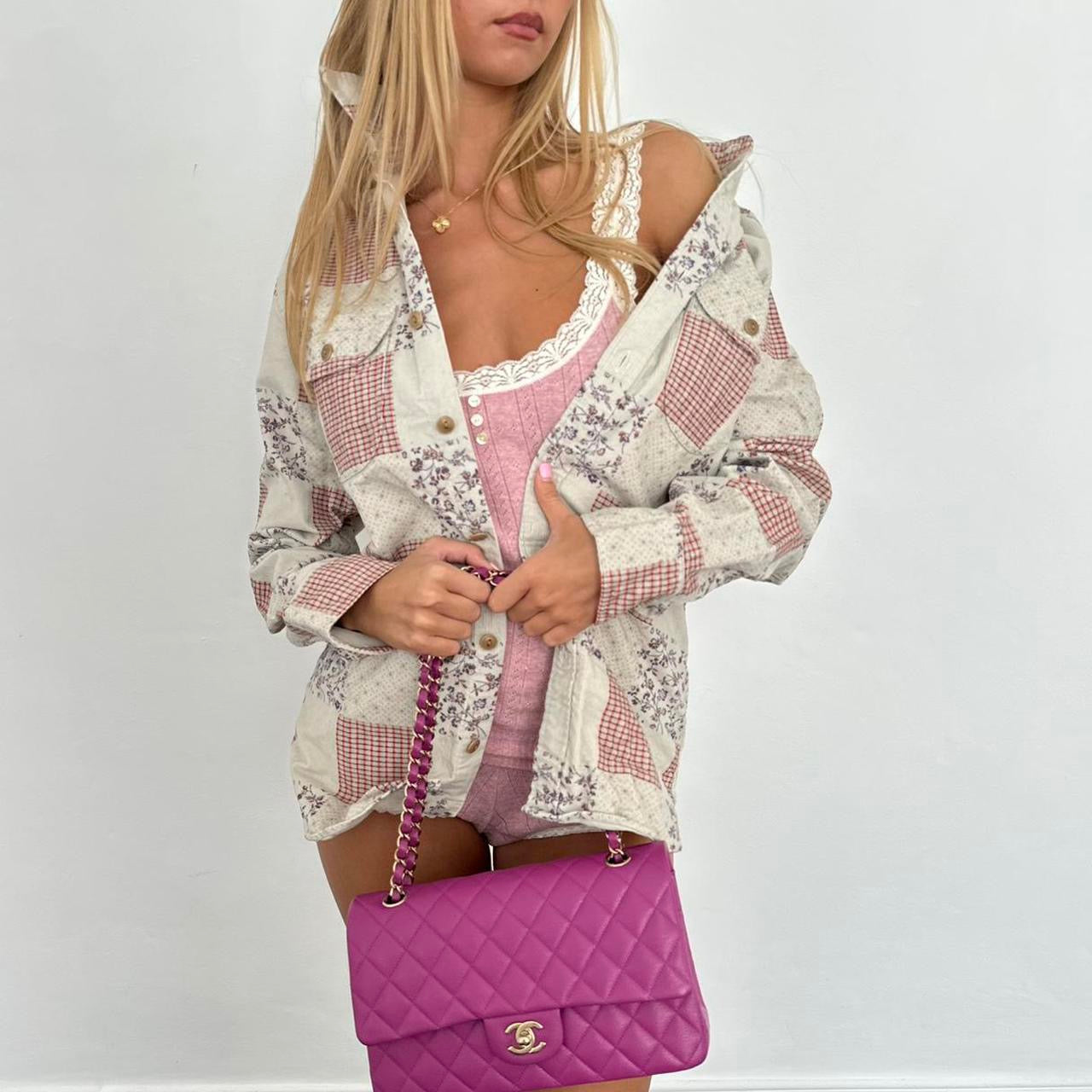 Vintage J.Crew floral patchwork shirt