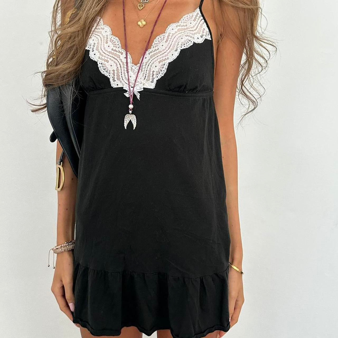 Vintage 90’s Victoria’s Secret black mini dress