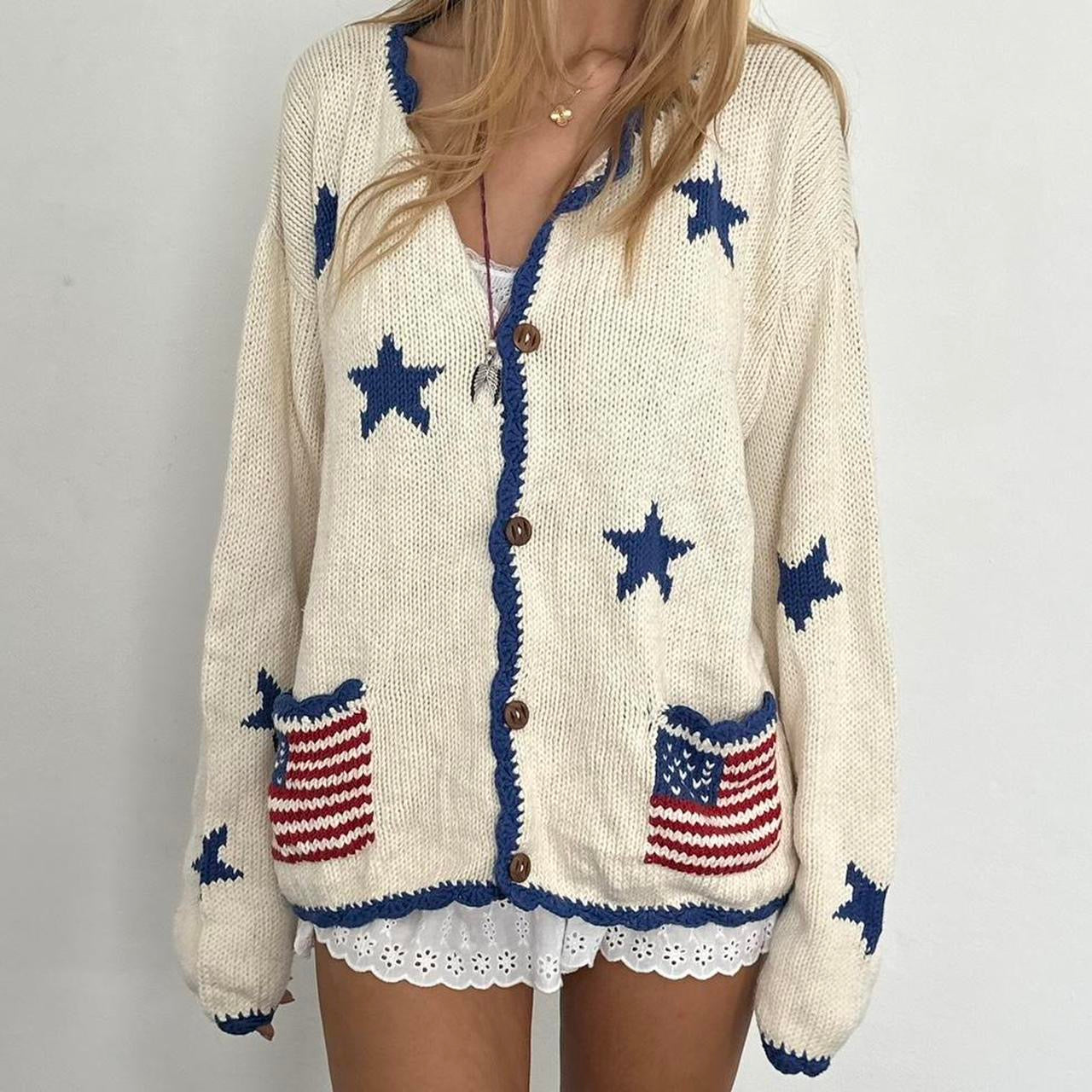Vintage 90’s soft USA knit cardigan
