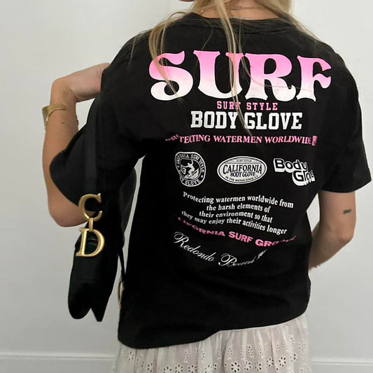 Vintage 90’s pink SURF T-shirt