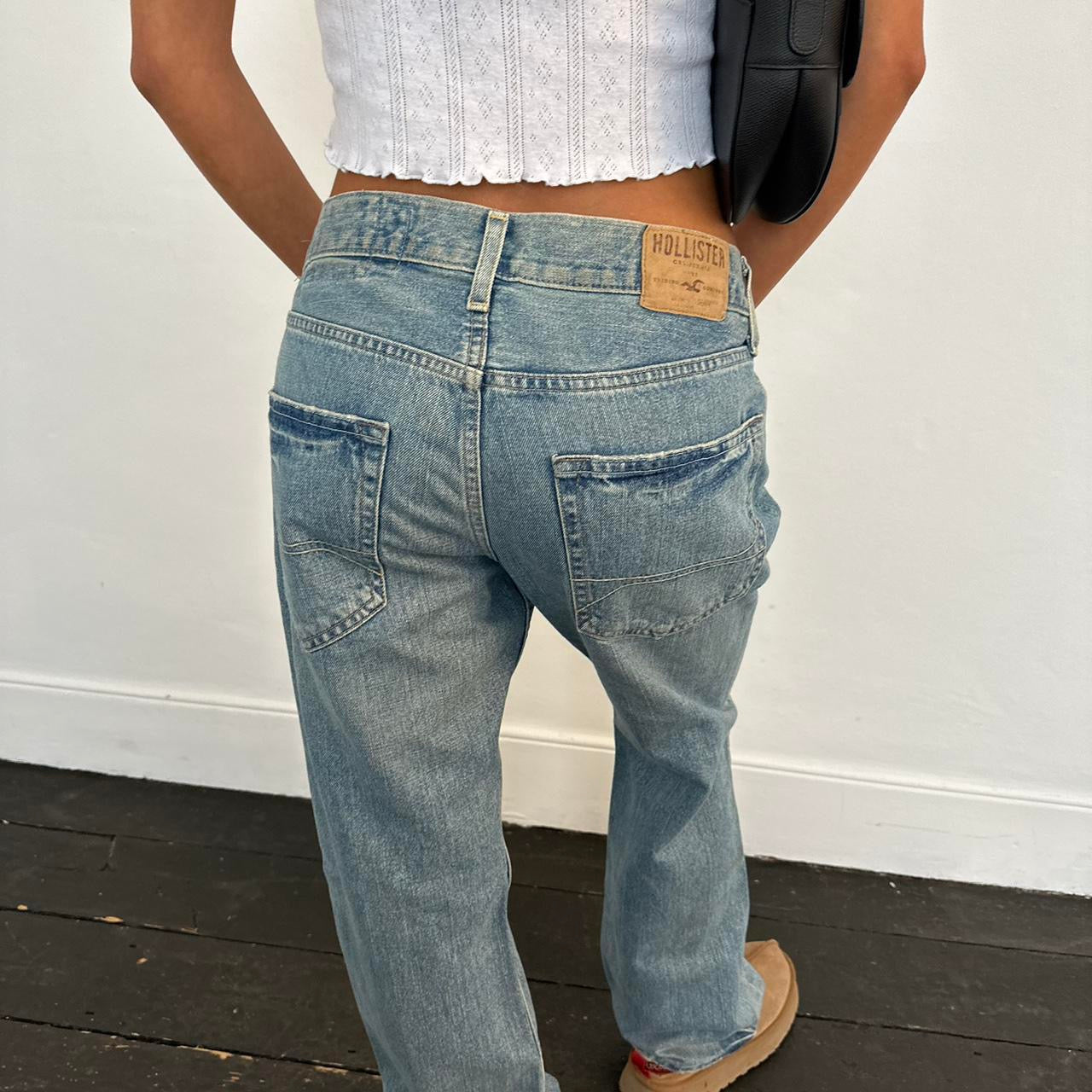 Vintage Hollister surf girl relaxed oversized jeans 🏄♀️