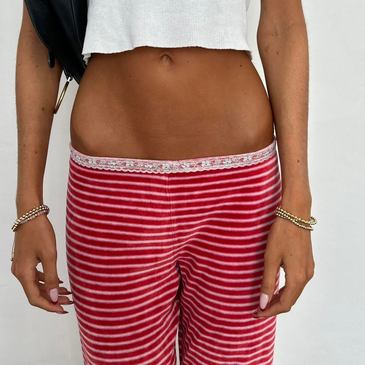 Vintage 2000’s Victoria’s Secret red striped pants