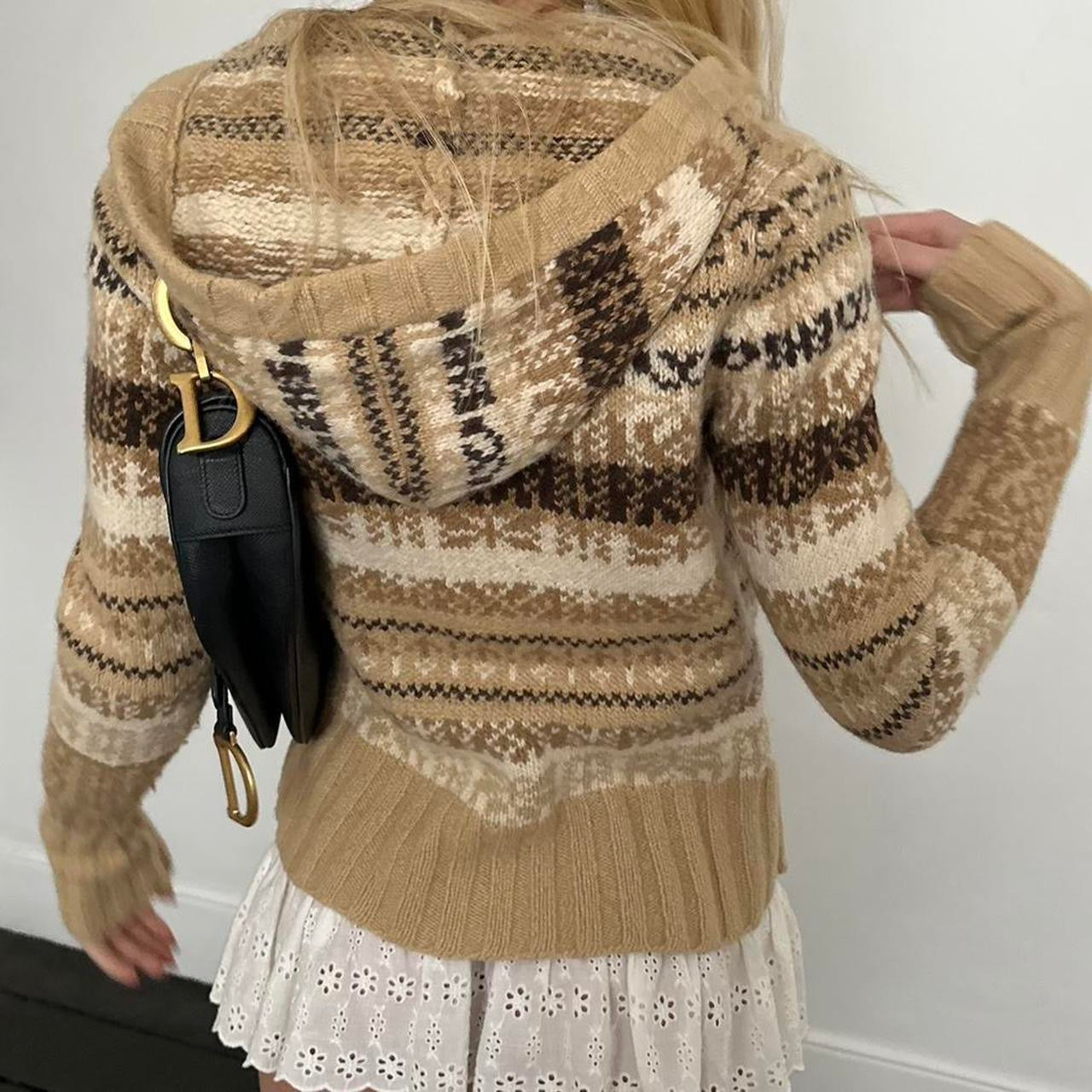 Vintage brown duffel sweater knit