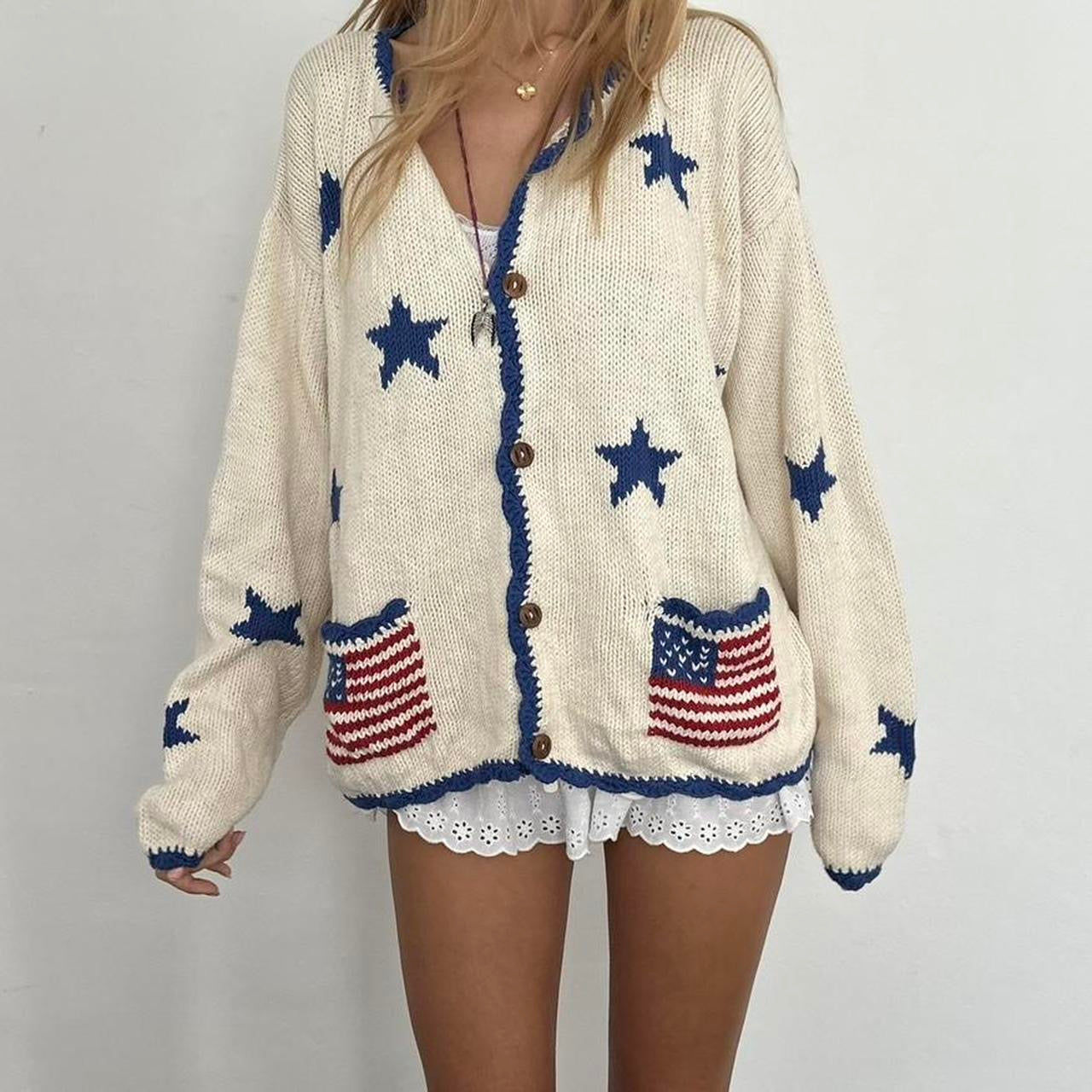 Vintage 90’s soft USA knit cardigan