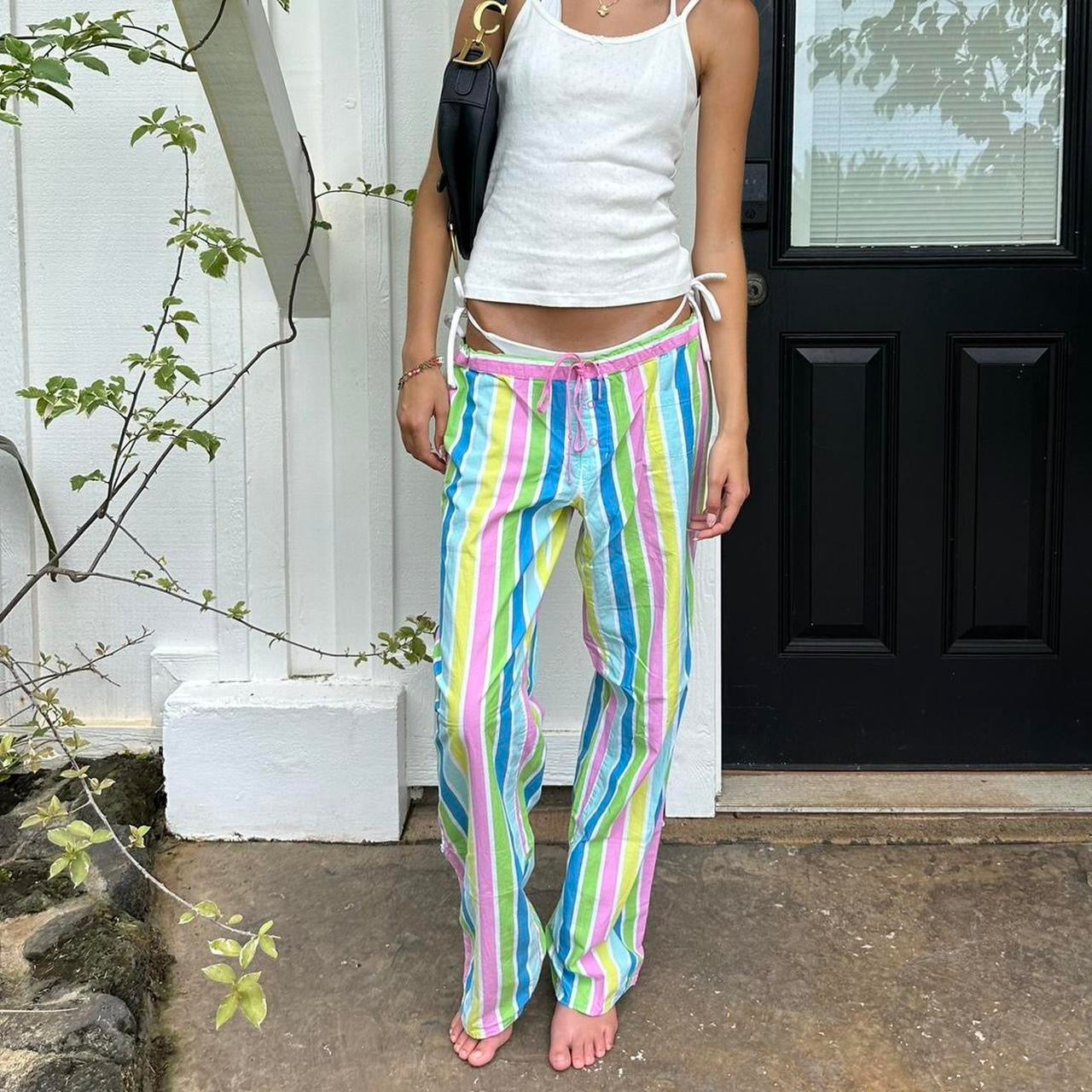 Vintage 2000’s Victoria’s Secret striped pants