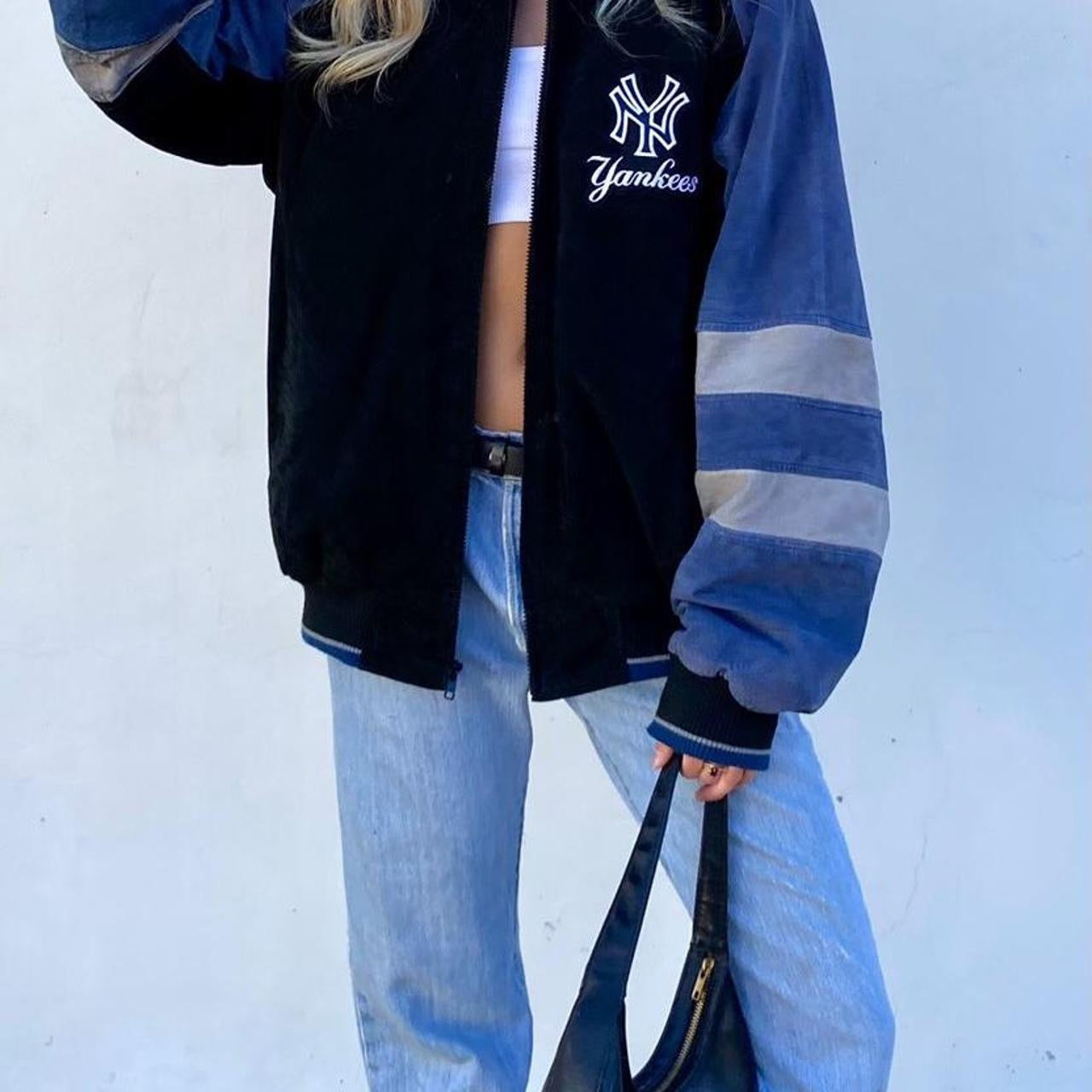 Vintage one of a kind Yankees leather jacket π€