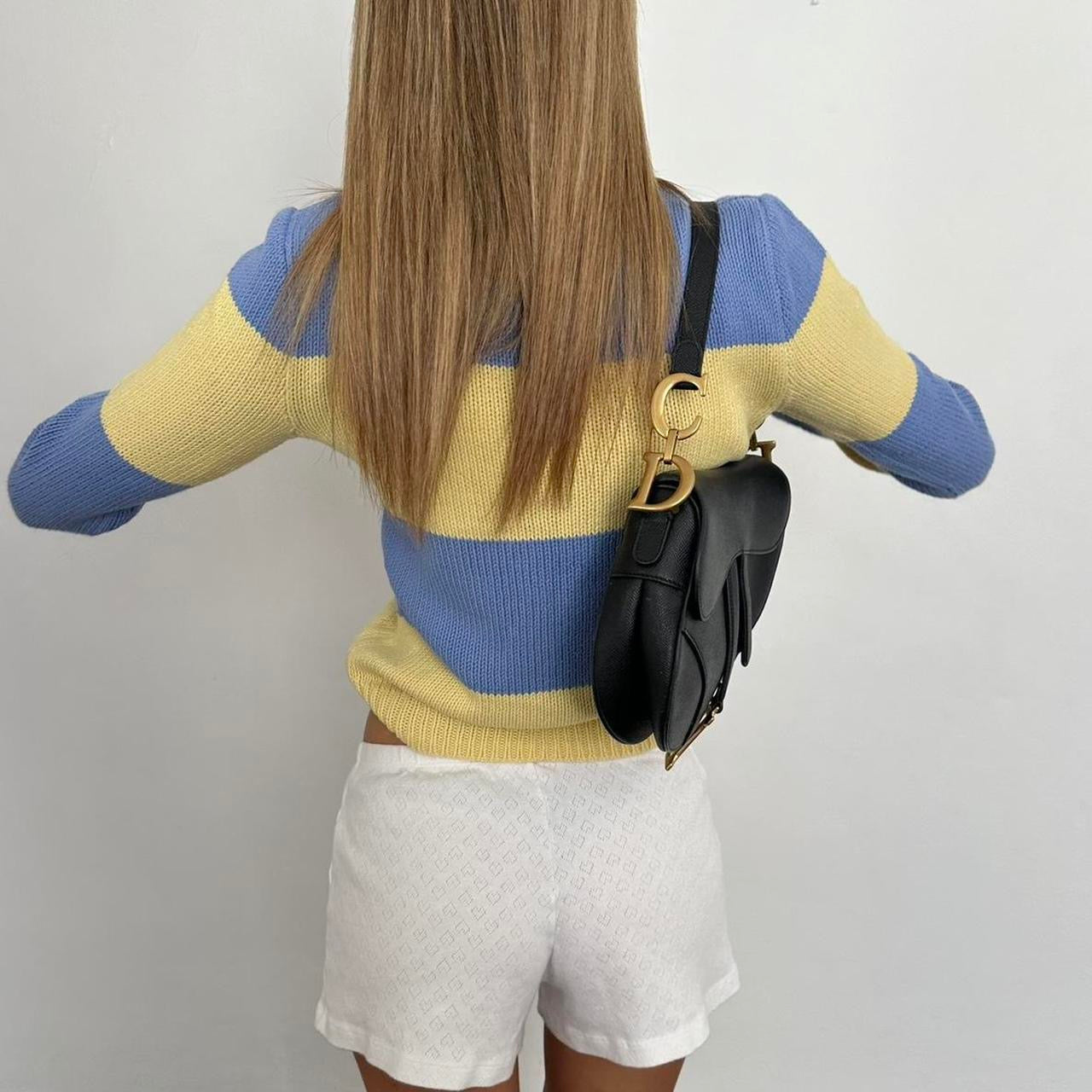 Vintage blue and yellow Ralph Lauren sweater