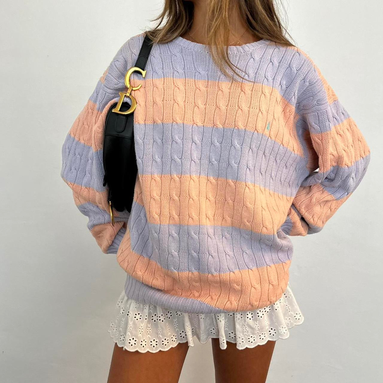 Vintage 90βs Ralph Lauren striped jumper ππ
