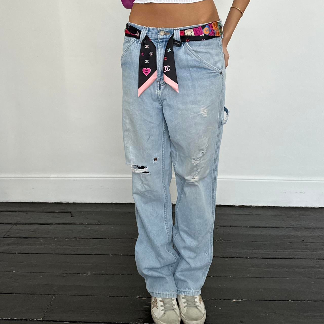 Vintage 90’s blue wash carpenter jeans