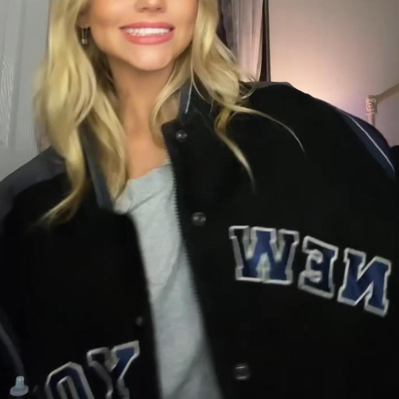 Vintage 90’s New York leather jacket