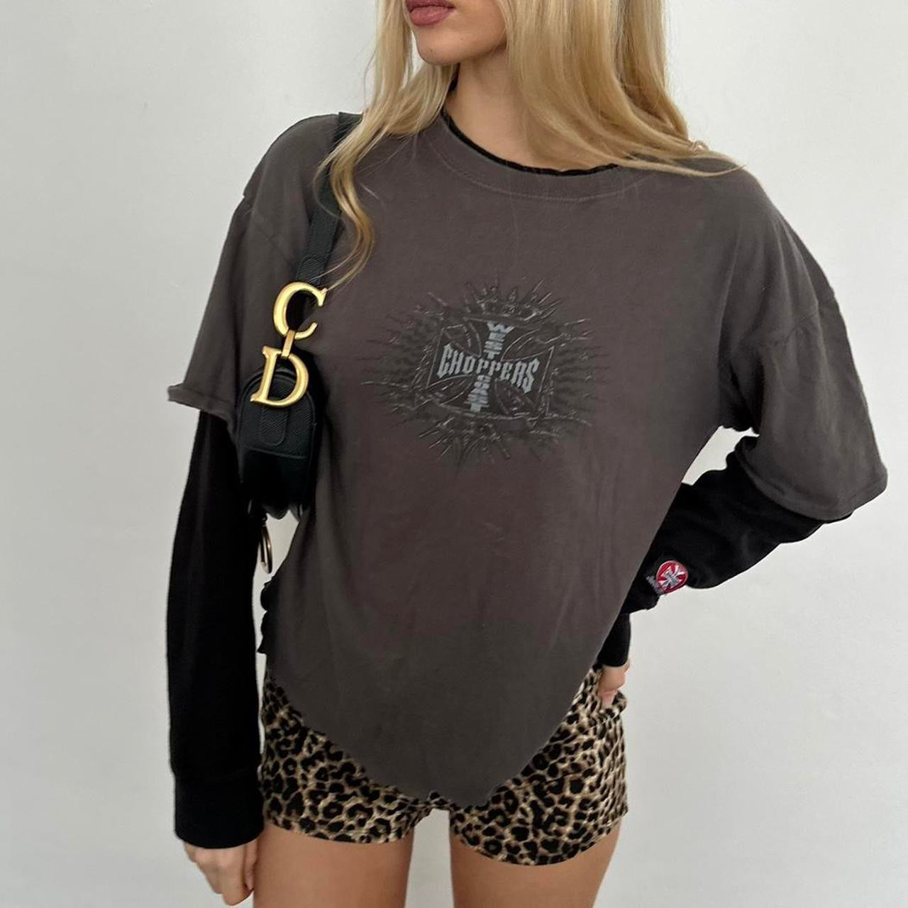 Vintage West Coast Choppers long sleeve oversized top