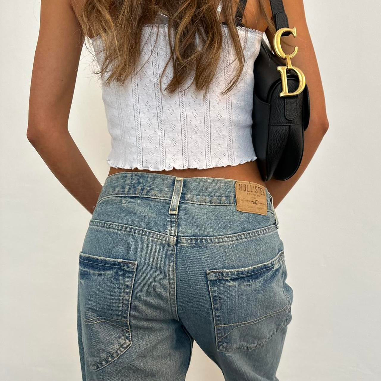 Vintage Hollister surf girl relaxed oversized jeans 🏄♀️