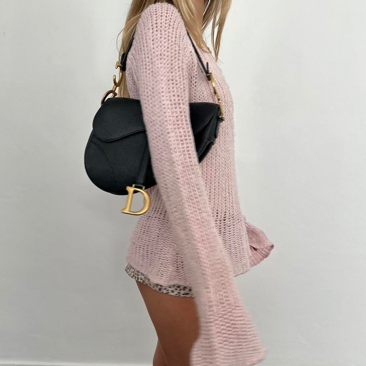 Vintage 90’s pink knitted heart sweater